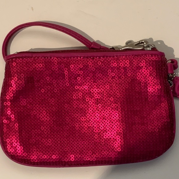 Coach Sequined Wristlet Purse - Picture 3 of 3